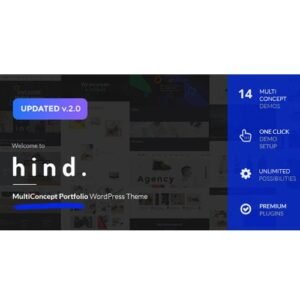 Hind - Multi-Concept Portfolio & Photography WordPress Theme